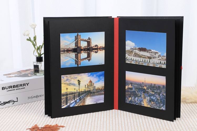 Álbum de fotos em papel DIY