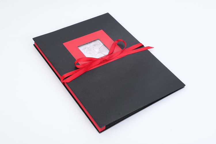 álbuns de fotos com fornecedor de papel preto