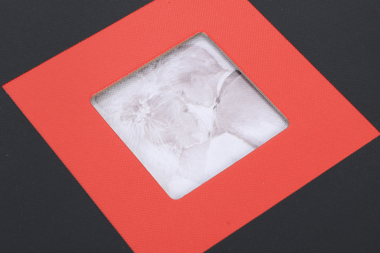 Álbum de fotos com papel