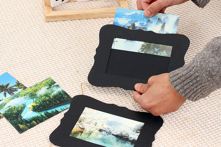 Álbum de fotos em papel DIY