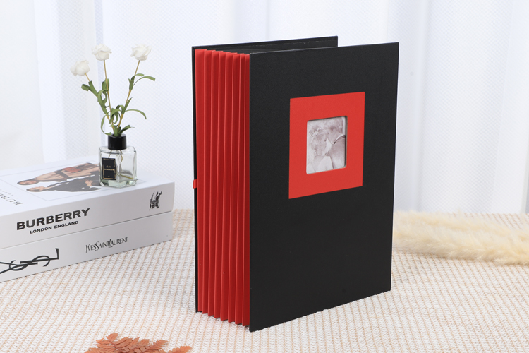 álbuns de fotos com fabricantes de papel preto