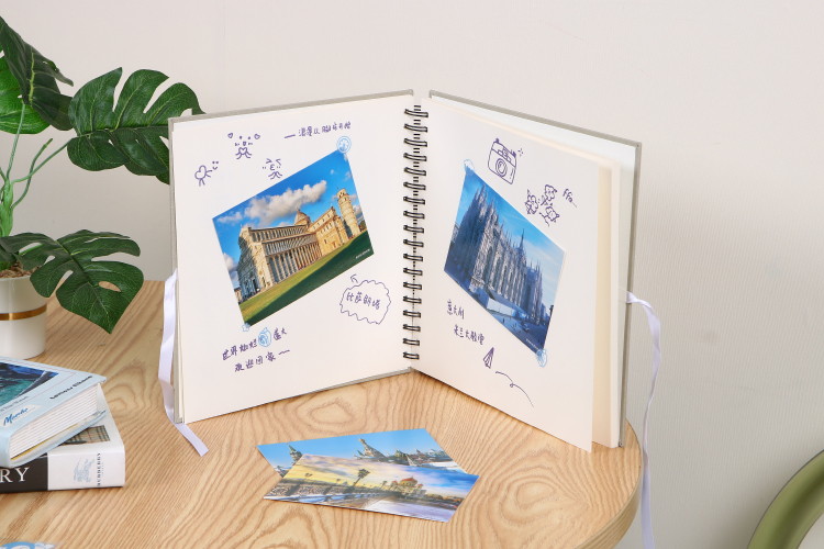 álbum de papel para fotos
