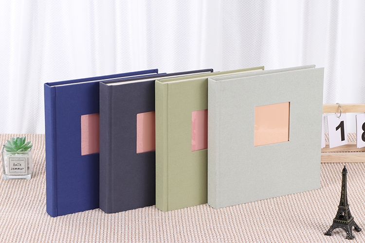 albums photo de page en papier noir