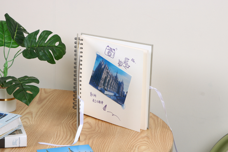 álbum de fotos de bolsas de papel
